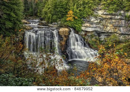 Blackwater Falls In Autumn