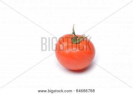 Tomato On A White Background