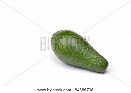 Avocado On White Background