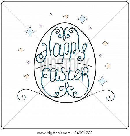 Happy easter egg