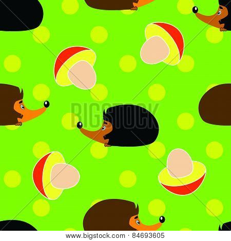 hedgehogs and mushrooms