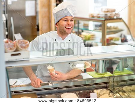 Ice cream seller