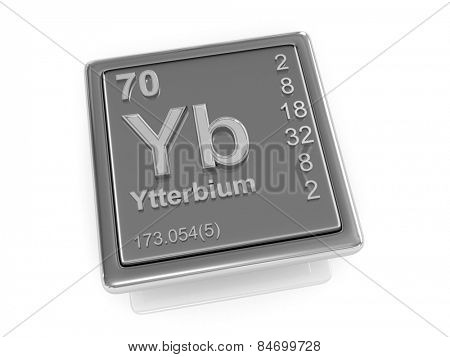 Ytterbium. Chemical element. 3d