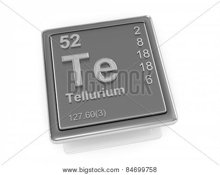 Tellurium. Chemical element. 3d