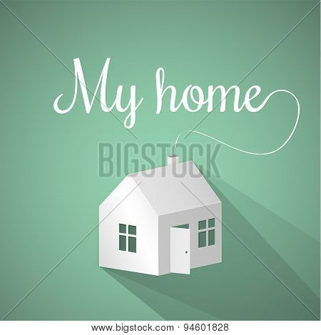 paper model house