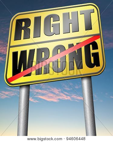 Right Wrong Answer Image & Photo (Free Trial) | Bigstock