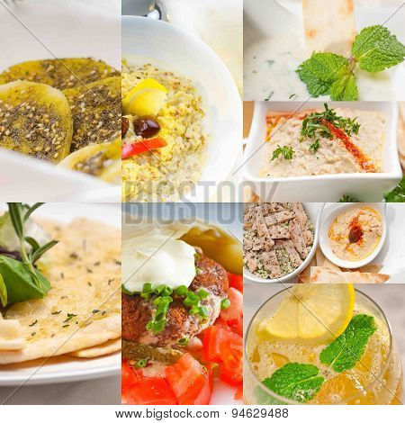 Middle East Food Collage
