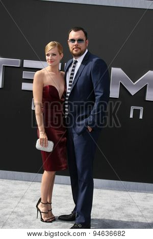 LOS ANGELES - JUN 28:  Beth Behrs, Michael Gladis at the 