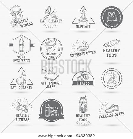 Healthy Life, Icon Design.