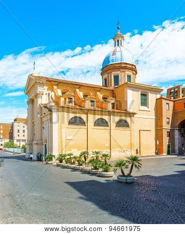 Saint Rocco Church In Rome.