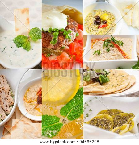 Middle East Food Collage