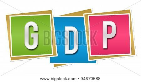 GDP Colorful Blocks