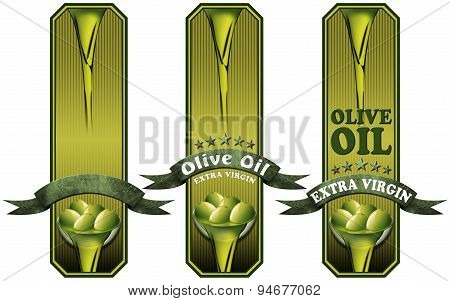 Collection Of Olive Oil Labels