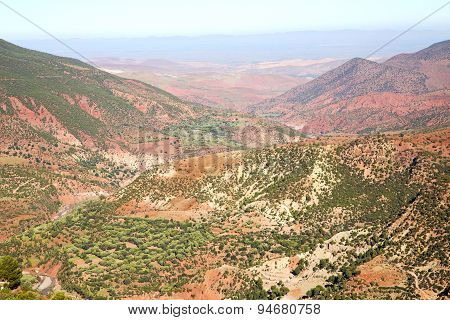 The Dades Valley In Atlas
