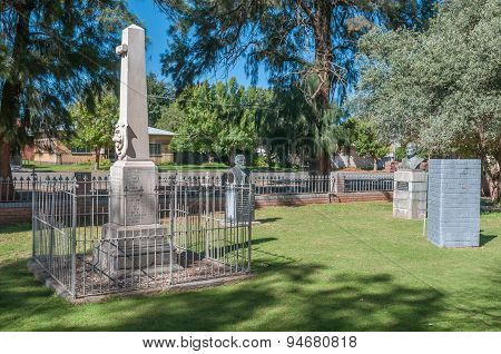Three Memorials At The Dutch Reformed Church In Boshof