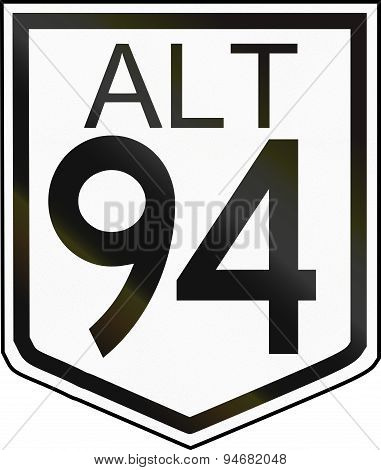 Australian Alternative National Route Shield 94