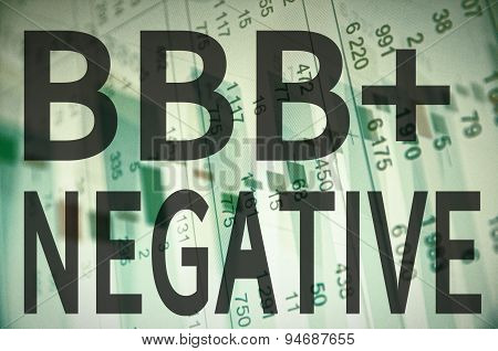 BBB+ negative