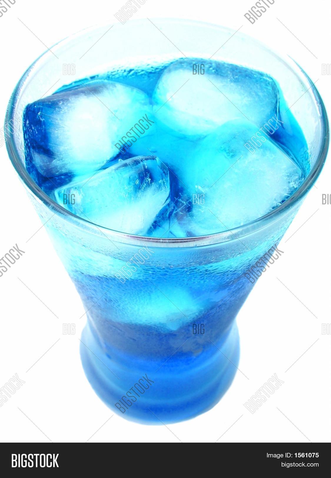 Blue Drink Ice Cubes Image & Photo (Free Trial) Bigstock