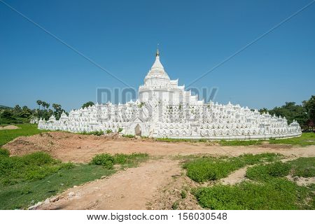 Hsinbyume pagoda the Taj Mahal of Myanmar.