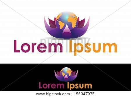 Environmental protection icon business identity logo design