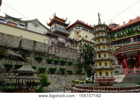 Kek Lok Si temple in George Town Penang Malaysia
