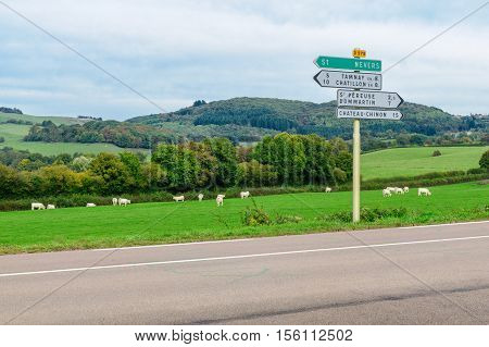 Countryside In The Morvan Mountains