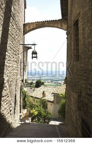 Una vista sull'Umbria