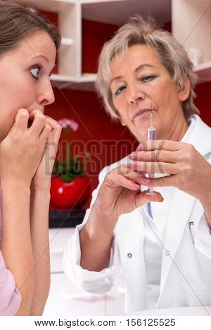 Patient With Needle Phobia