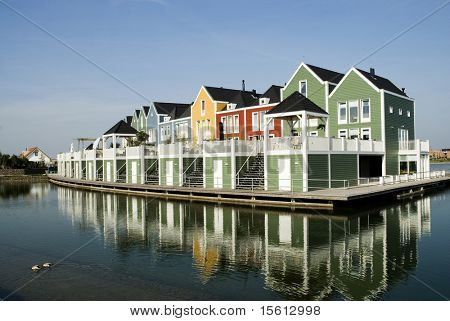 huse i Holland med en carribbean look