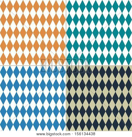Oktoberfest rhombus background. Abstract geometric background. Seamless Abstract background with rhombuses