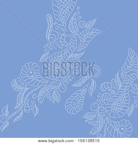 Vector background with lavender buttrefly. Format eps10.
