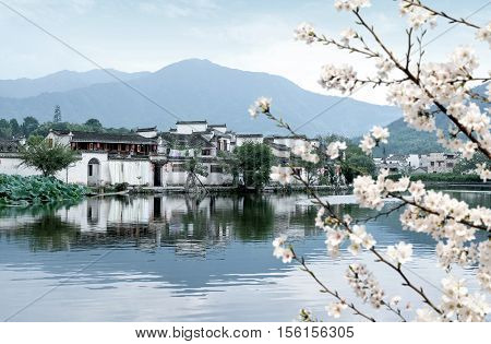 China Anhui Hongcun on behalf of Chinese Huizhou architecture.