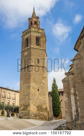 Tower Of The Cathedral In Barbastro