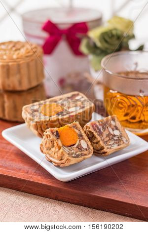 Moon Cake And Tea