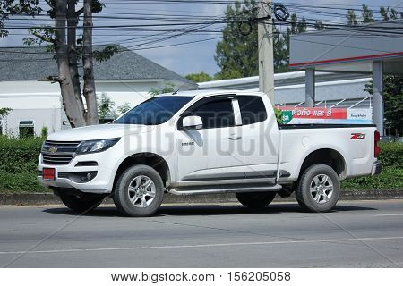 CHIANG MAI THAILAND - OCTOBER 9 2016: Private Pickup car Chevrolet Corolado Duramax. Photo at road no 121 about 8 km from downtown Chiangmai thailand.