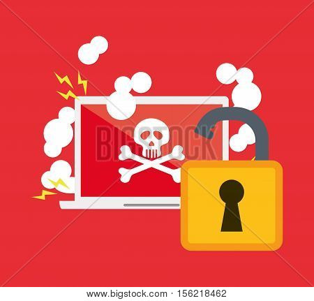 Security system technology icon vector illustration graphic design