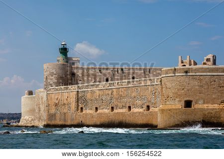 Maniace Castle In Syracuse, Sicily