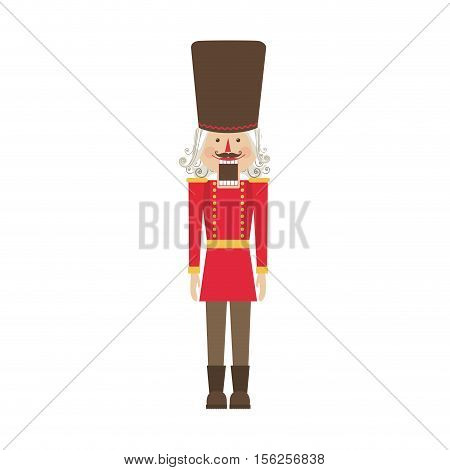 nutcracker toy icon image vector illustration design