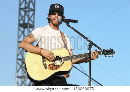 LAKE WALES, FL-NOV 4: Chris Janson performs at the CountryFlo Music and Camping Festival on November 4, 2016 in Lake Wales, Florida.