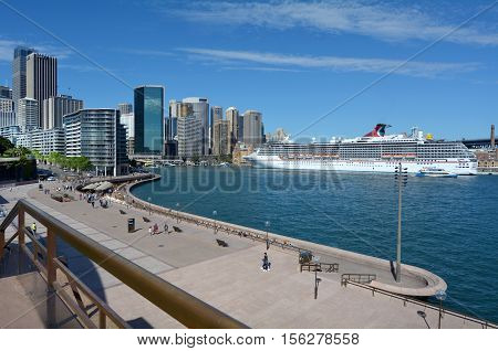 Visitors At Sydney Cove Sydney New South Wales Australia