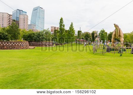 Dinosaur In The Park.