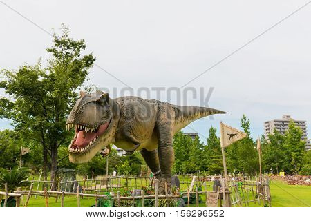 Dinosaur In The Park.