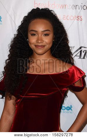 LOS ANGELES - NOV 10:  Genneya Dalton at the 2016 TMA Heller Awards at Beverly Hilton Hotel on November 10, 2016 in Beverly Hills, CA