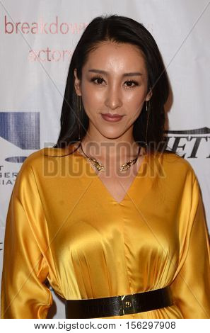 LOS ANGELES - NOV 10:  Jane Wu at the 2016 TMA Heller Awards at Beverly Hilton Hotel on November 10, 2016 in Beverly Hills, CA