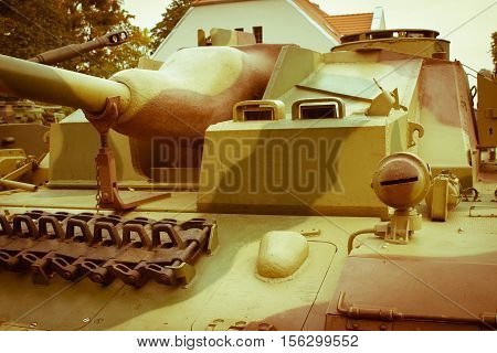 Poland, Poznań -october 1, 2016. Stug Iv - German Self-propelled Gun Of World War Ii.