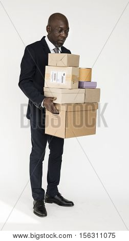 African American Business Man Confidence Concept