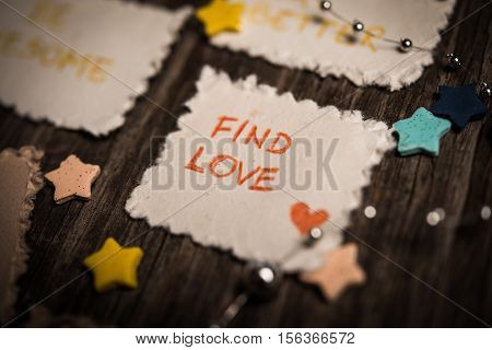 Find love message as New Yera resolution