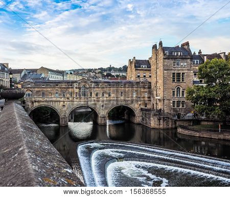 Hdr Pulteney Bridge In Bath