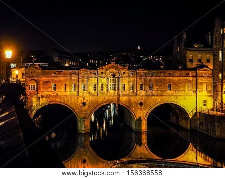 Hdr Pulteney Bridge In Bath