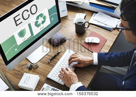Recycle Eco Environment Icon Concept